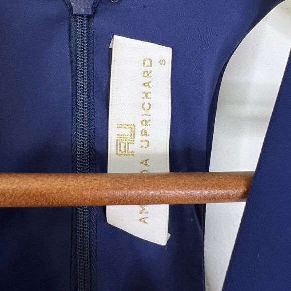 Amanda Uprichard Blue Bellina Sleeveless Drop Wais - Picture 7 of 10